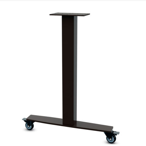 Sienna Single Column T-Leg with Casters