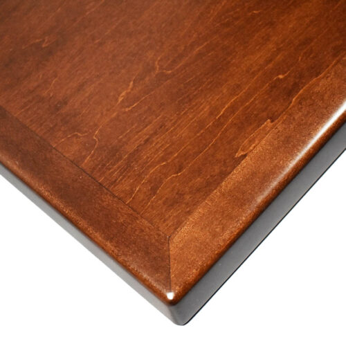 Plain Slice Maple Veneer Inlay with Maple Wood Edge with a Custom Stain
