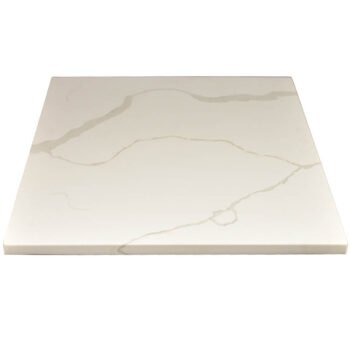 2CM Q-Quartz “Calacatta Classique” Custom made Stone Restaurant Table Top