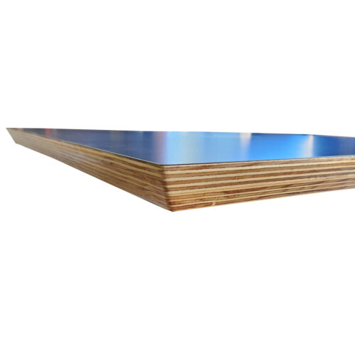 Custom Digitally Printed Laminate Overlay with 1-and 3/4" Plywood Edge, Knife Profile