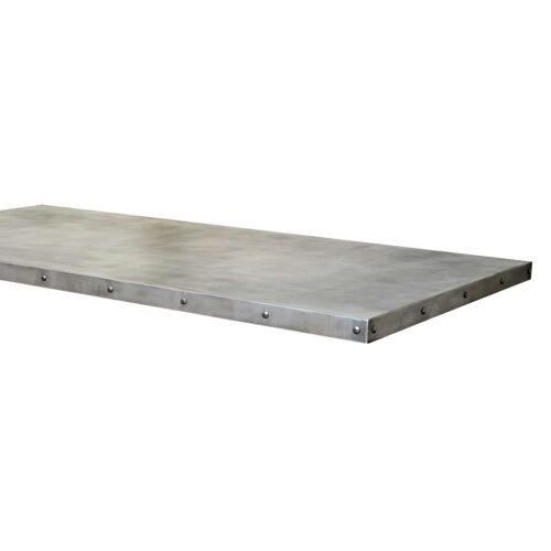 Zinc Table with Rivets