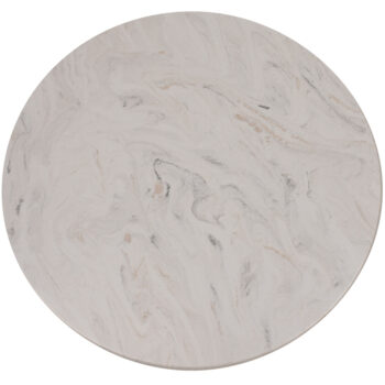 Corian Limestone Prima Self-Edge Solid Surface Table Top