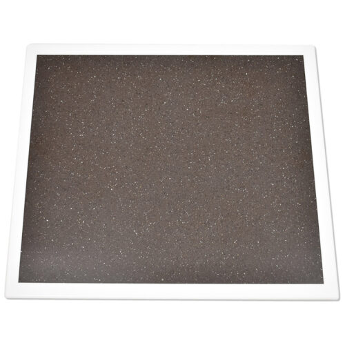 Staron Adamantine with Staron Bright White Edge Solid Surface Table Top