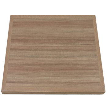 Wilsonart “Veranda Teak” Laminate Inlay with Red Oak Wood Edge Stained To Match Laminate