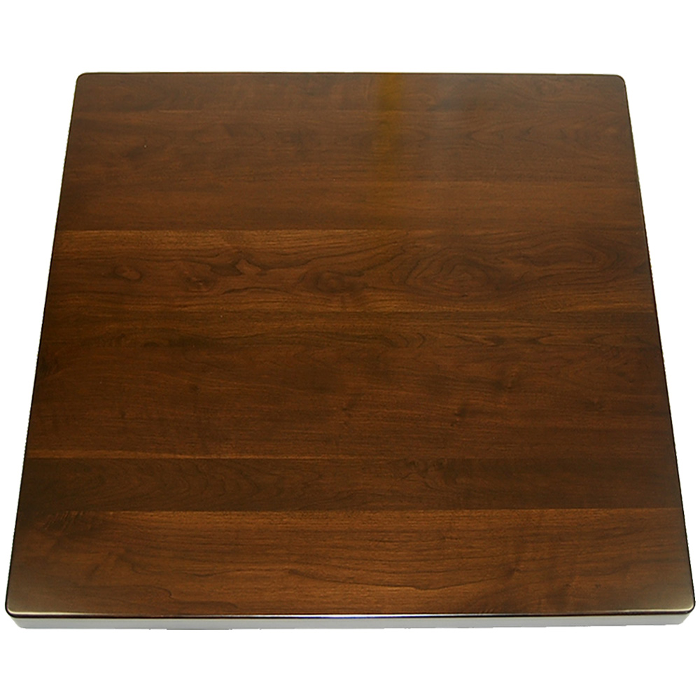 Maple Plank with Walnut Stain - Table Designs