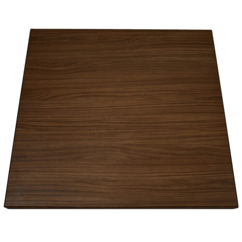 Wilsonart Walnut Heights Laminate with Maple Wood Edge Stained to Match Walnut Heights Custom Table Top
