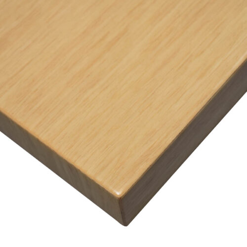 Brookline Rift Cut White Oak Veneer Self Edge with a Custom Stain Table Top