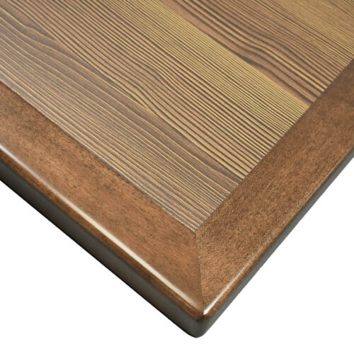 Pionite Molten Lava Laminate Inlay with Maple Wood Edge Custom Stain to Match Laminate