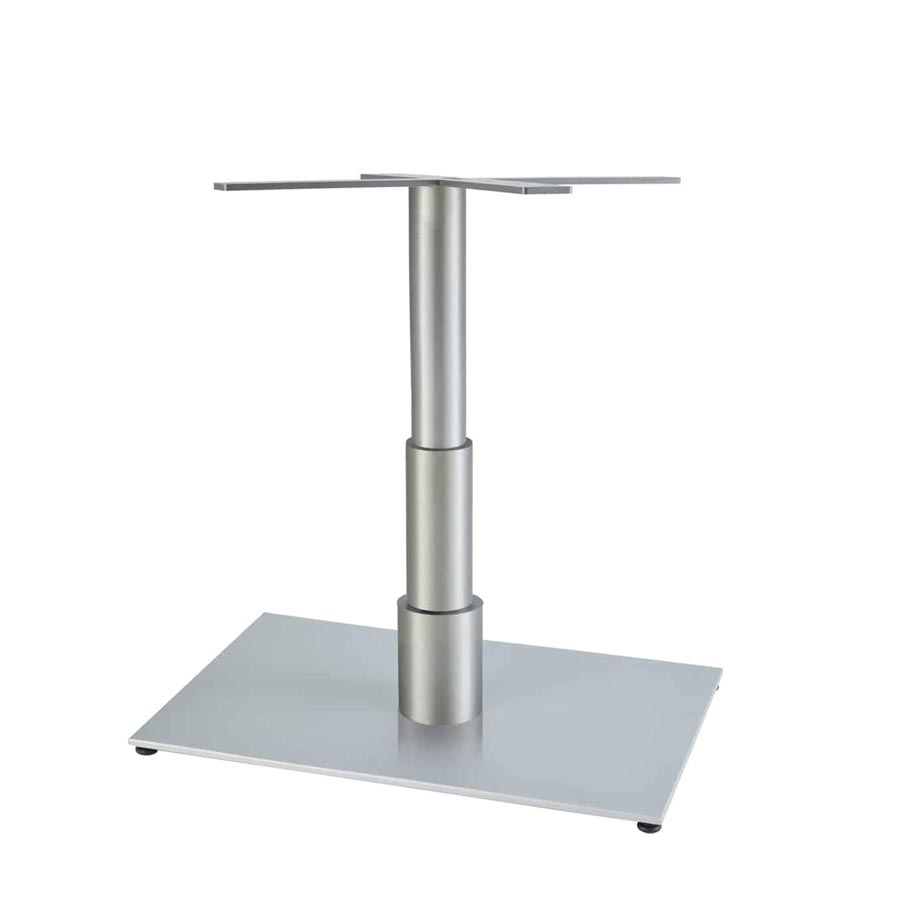 Lift Base - Stainless Steel Table Base - Adjustable Height