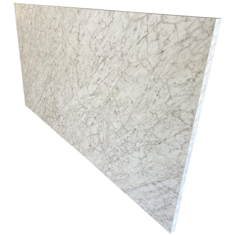 Formica “Carrara Bianco” Laminate Self-Edge - Table Designs