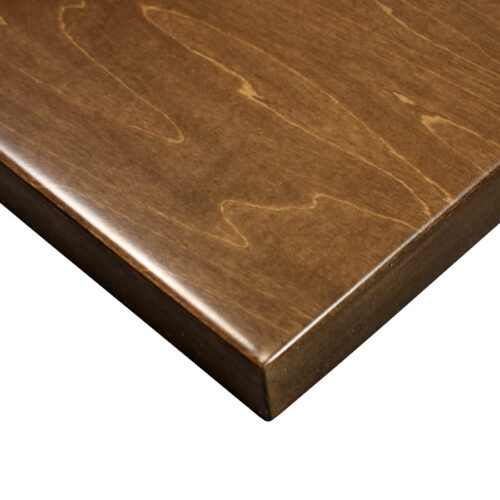 Maple Veneer Overlay with Maple Wood Edge Custom Stained to Match Lab Designs “Beachwood”