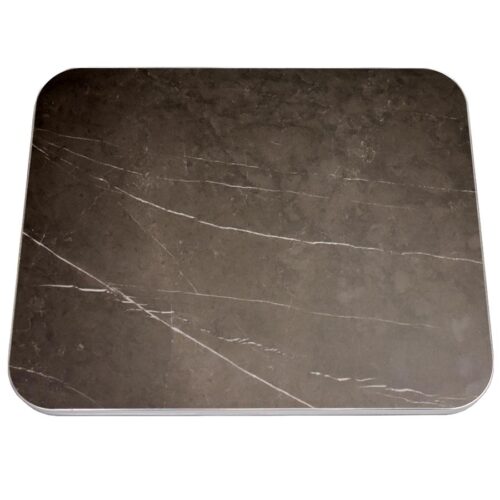 Sapienstone “Pietra Grey” with Ribbed Aluminum T-Mold