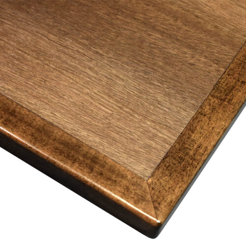 Wilsonart “Warehouse Oak” Laminate with Stained Maple Wood Edge to Match