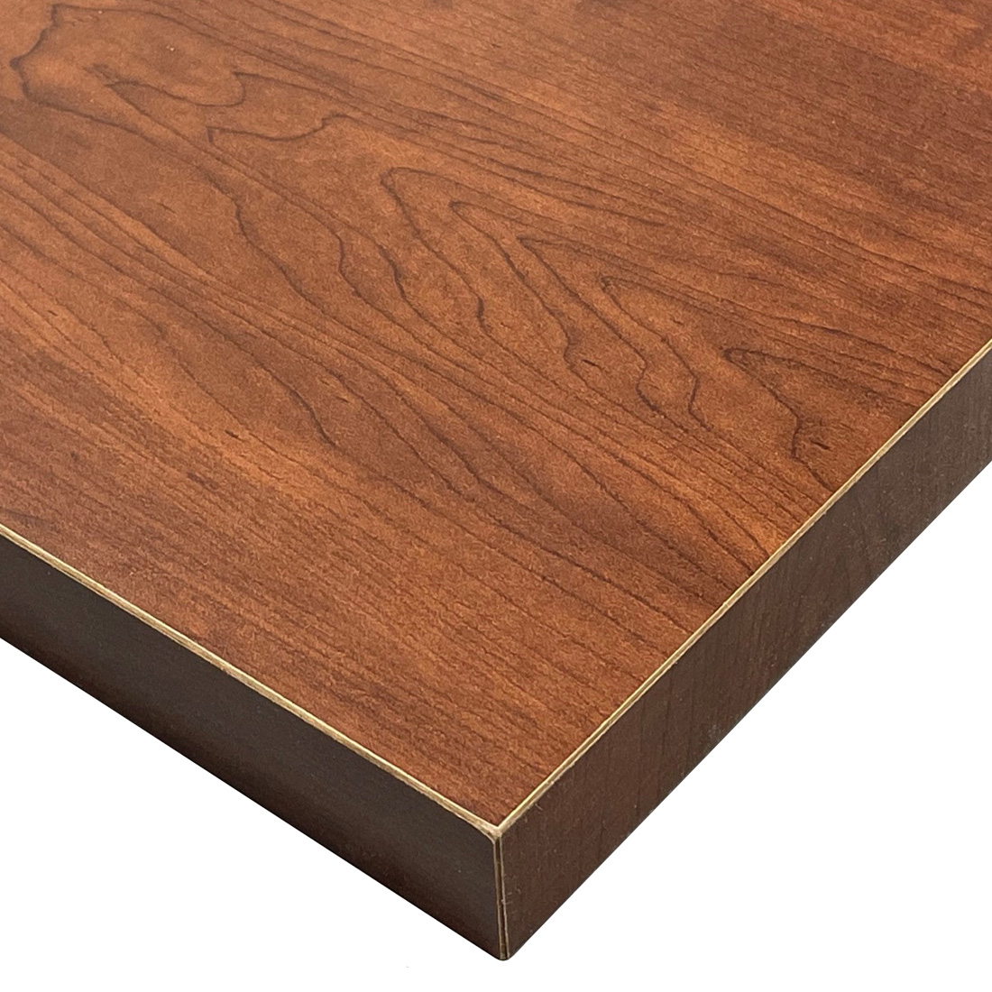 Formica “Cocoa Maple” Laminate Self-Edge - Table Designs