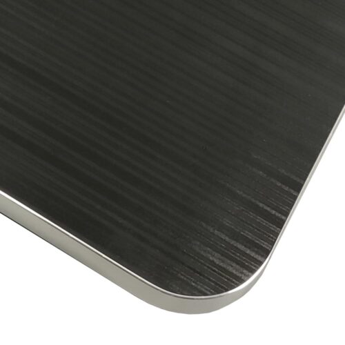 Octolam Laminate "Black Flicker" with Polished T-Mold Edge