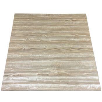 Lab Designs Laminate #WV685 Roast Karope Overlay with Maple Wood Edge Stained to Match