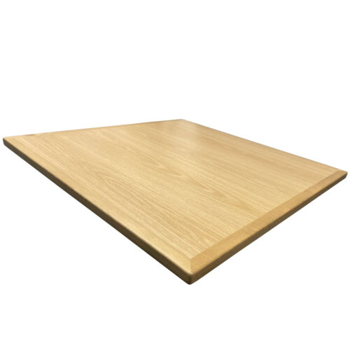 Wilsonart Laminate #7938-38 "New Age Oak" Inlay with 1-1/4" Maple Wood Edges Stained to Match