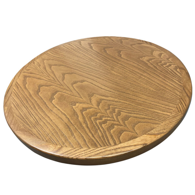 P/S Ash Veneer Inlay with Wood Edge & TD Stain 410 Table Designs