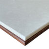 Cambria Fairbourne Inset 1/4" on Natural Walnut Wood Edge with 1/4" Eased Profile on Both Stone & Wood Edges