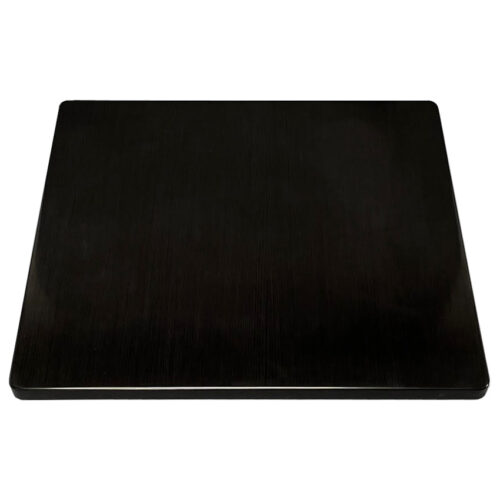 Brookline Xilo 2.0 Custom Table Top Striped Black with Matching Veneer Edge