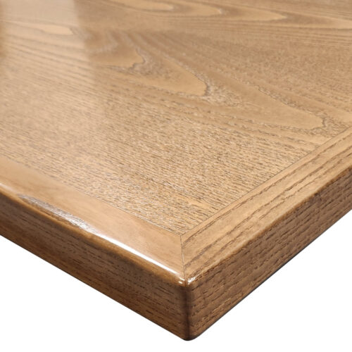 P/S Ash Veneer Inlay with Ash Wood Edge-TD Stain-Eased Edges & Corners-Open Grain UV Cured Finish
