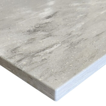 Corian Solid Surface in Color Ash Aggregate with 1.5″ Drop Edge – Table ...