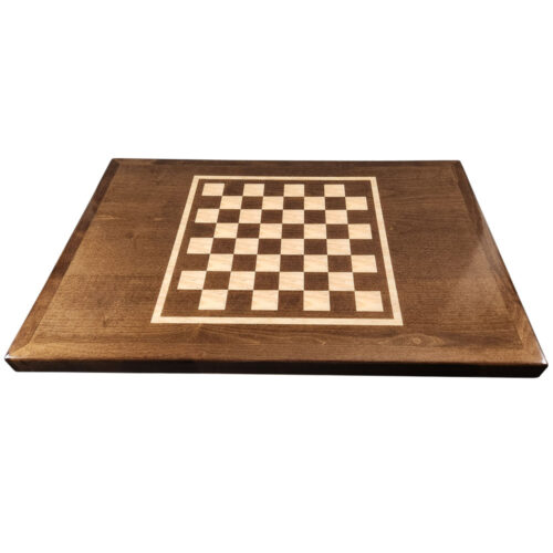 Maple Veneer with Custom Stain and Printed Checker Board