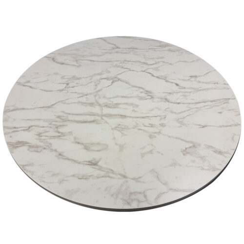Wilsonart 5037-38 "Anzio" Marble with 1-1/4" White T-Mold Edge