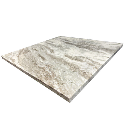 3CM (1.25") Fantasy Brown Marble with Slight Eased Edges & Corners