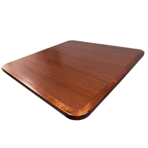 Wilsonart Brighton Walnut Inlay with Maple Wood Edges Custom Stained to Laminate and 3" Radius Corners