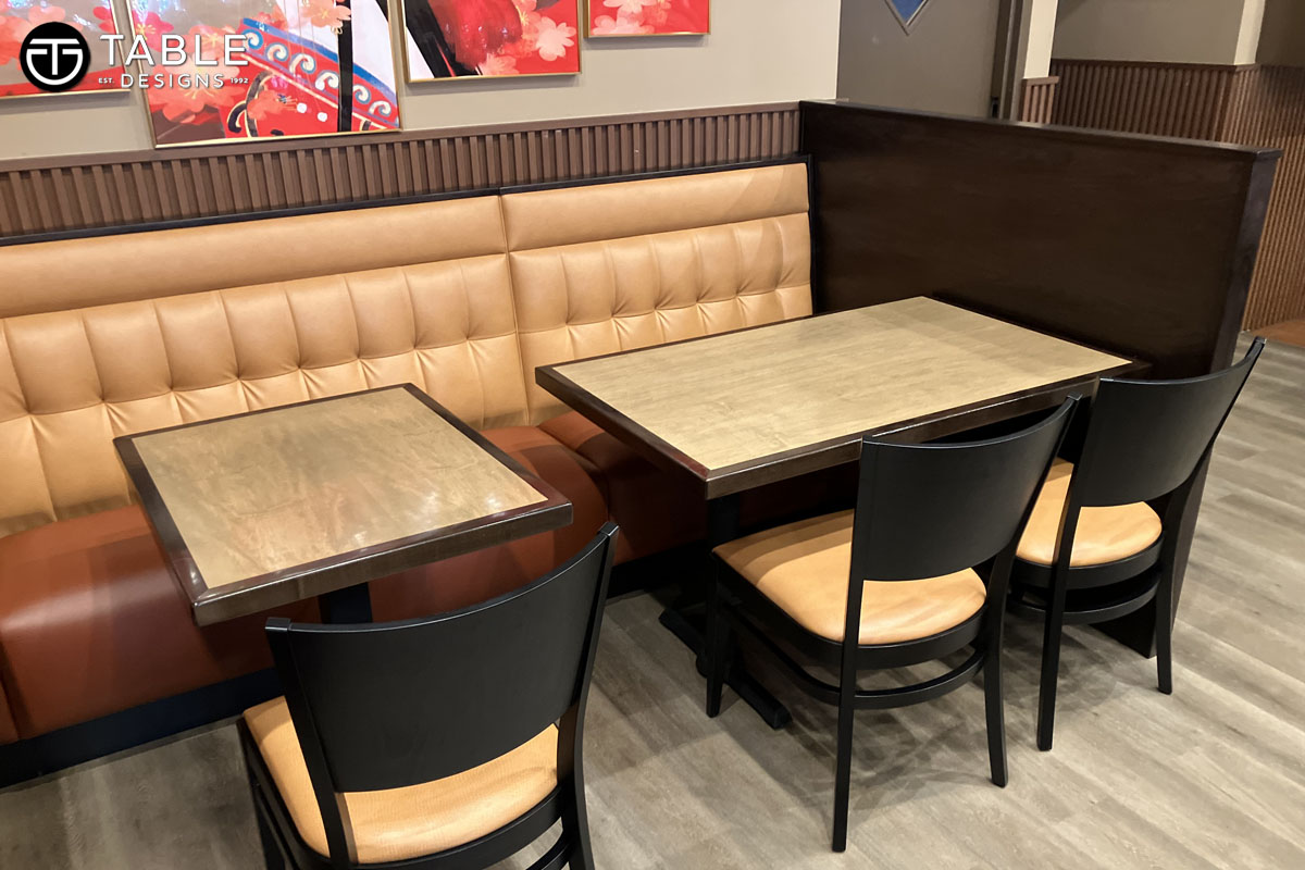 Maple Veneer Inlay with #172 TD Standard Stain and Maple Wood Edge