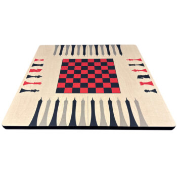 Wilsonart Y0277-60 "Game Top Maple" with 1-1/4" Black T-Mold and 3/4" Radius Corners