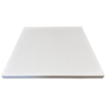 Hi-Macs Q003 "Terrazzo Moderna" Solid Surface with 1-1/2" Matching Drop Edge and Eased Profile