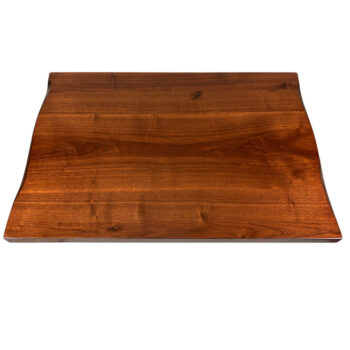 Rustic Walnut Veneer with (2) Faux Live Edges, stained TD #264