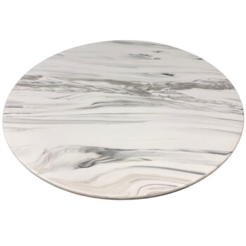 Corian Solid Surface Table Top, Color: Stonecrest Smoke, with 1.5" Matching Edge in a Knife Profile